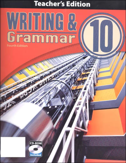 BJU Press Writing/Grammar 10 Teacher Book & CD 4th Edition