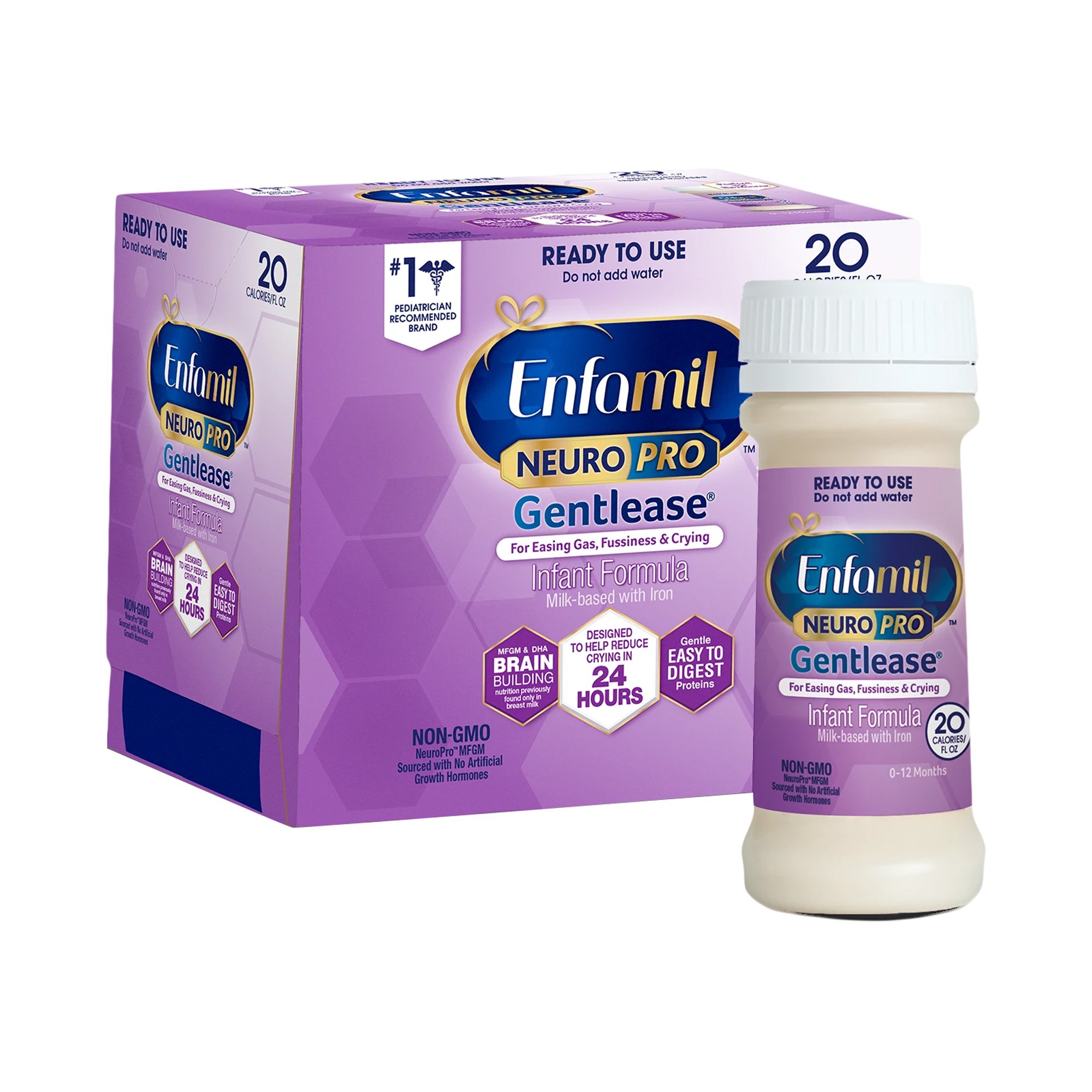 Enfamil NeuroPro Gentlease Ready to Use Infant Formula, 2-ounce bottle MK 1118214