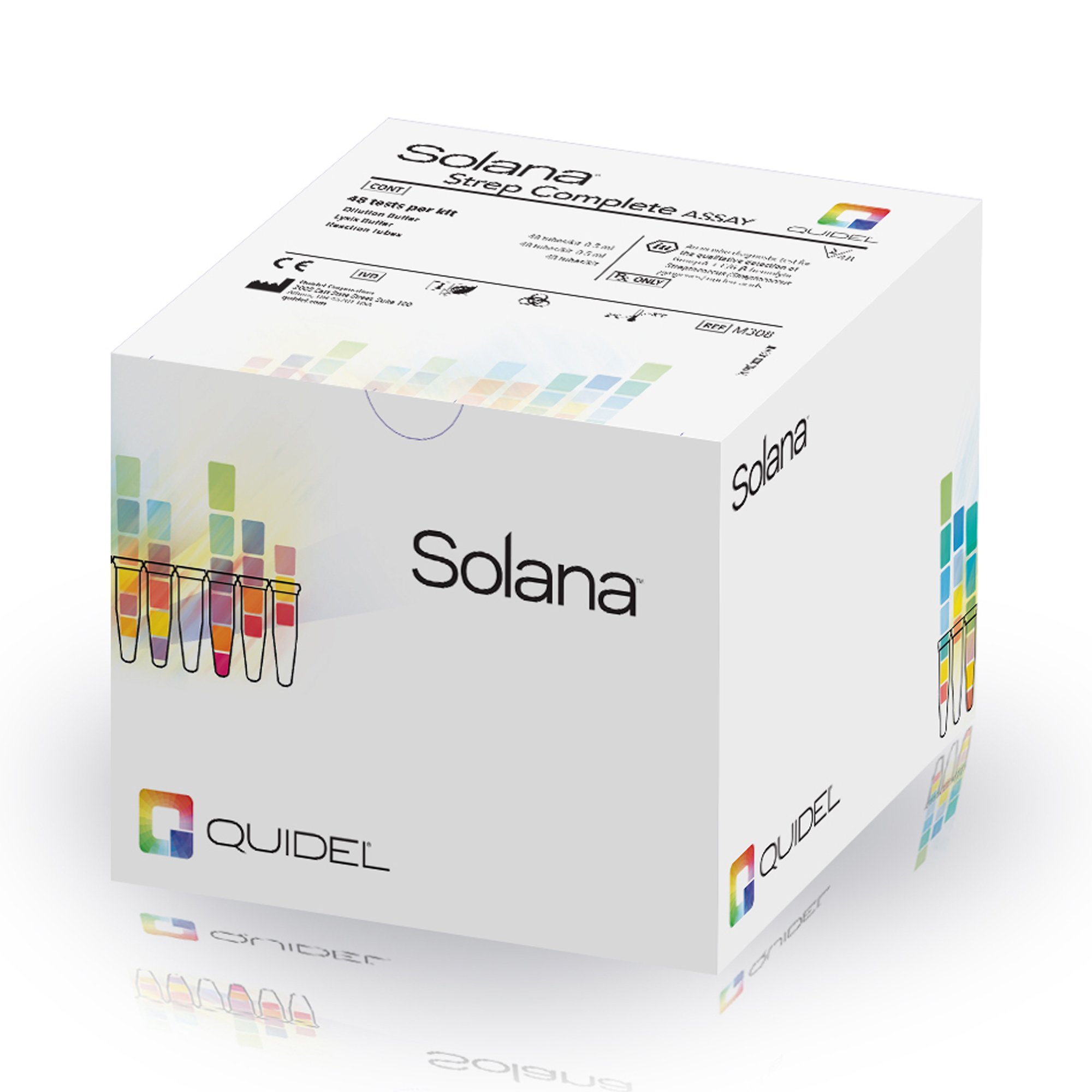 Quidel Solana Strep Complete Respiratory Test Kit MK 1042372