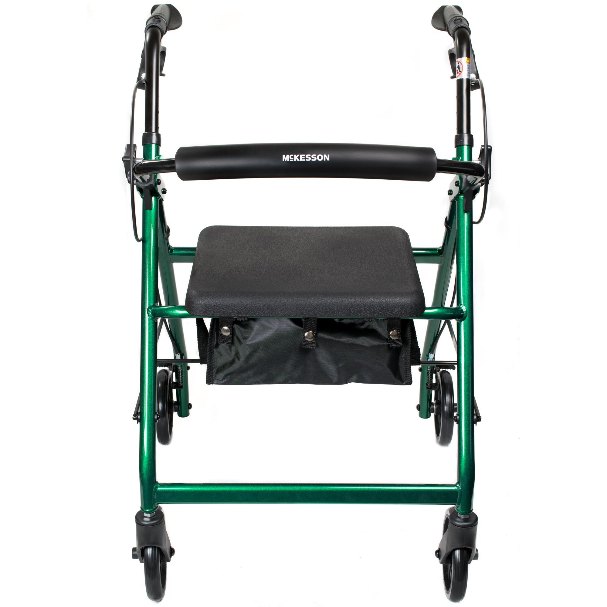 McKesson Folding Aluminum Four-Wheel Rollator, Green MK 1065265