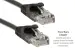 Cat6A Ethernet Patch Cables, Snagless, UTP, 1 ft, Black