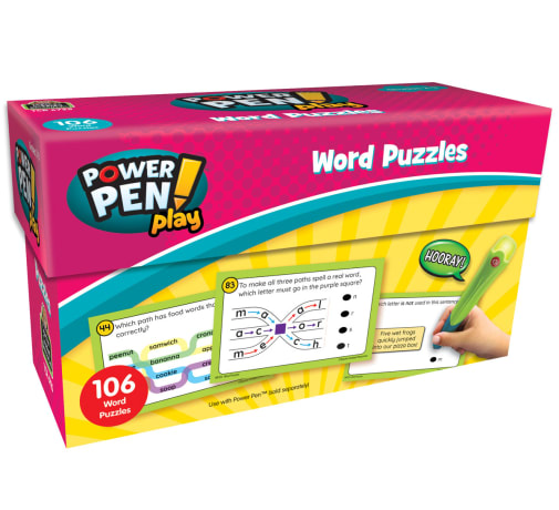 Power Pen Play: Word Puzzles (Grade 2-3)