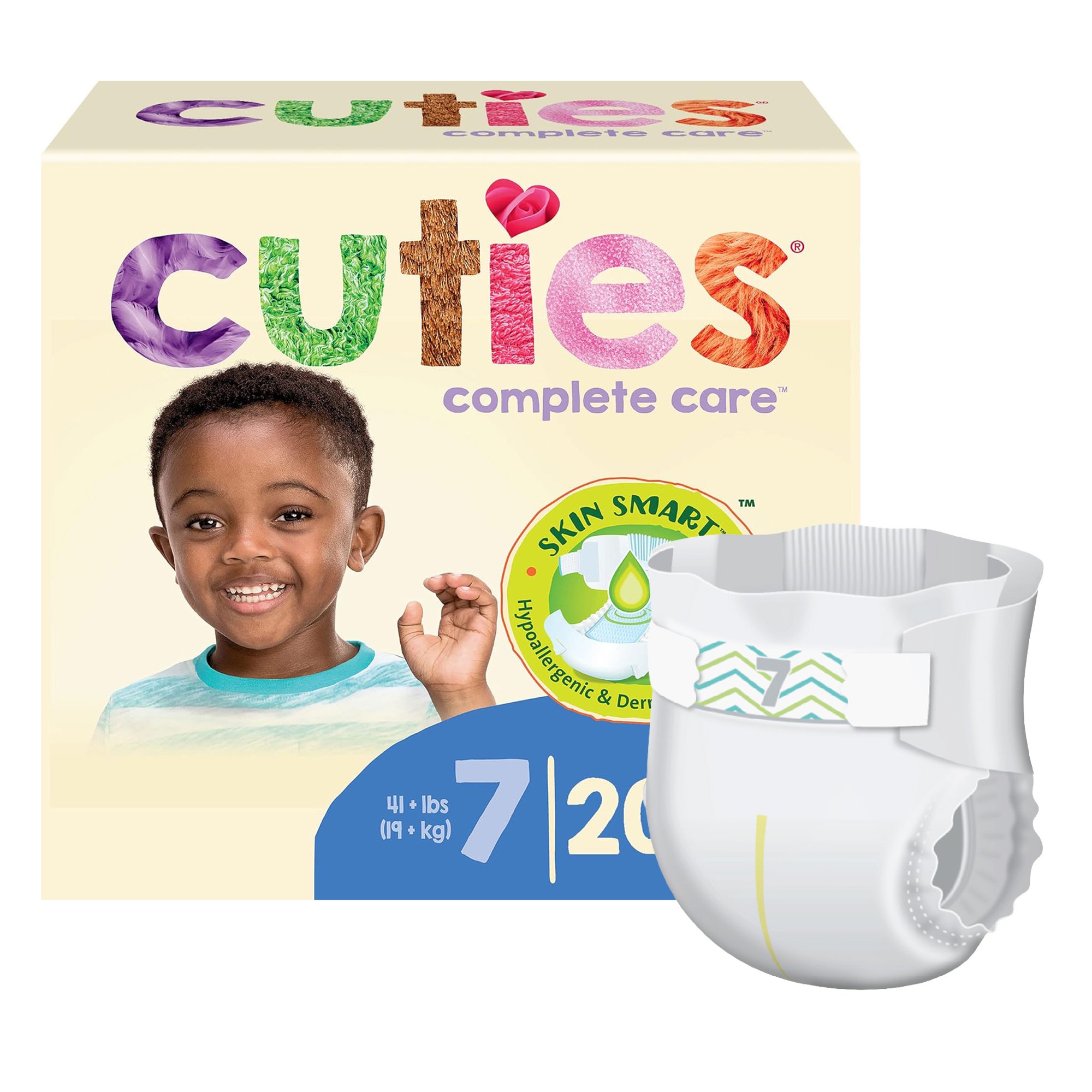 Cuties Complete Care Diapers for Children, 41+ lbs. MK 1206485