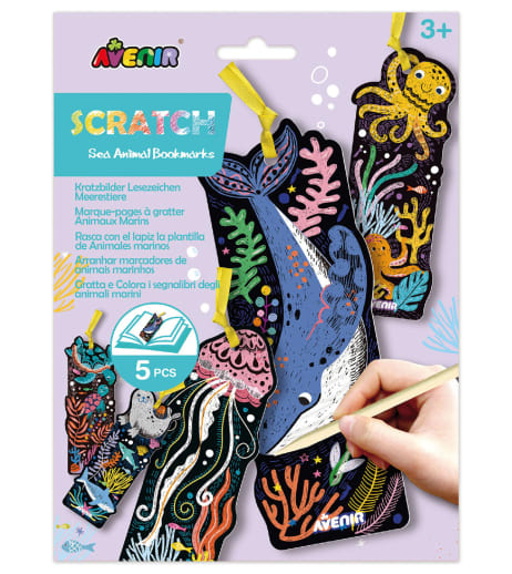Scratch Sea Animal Bookmarks