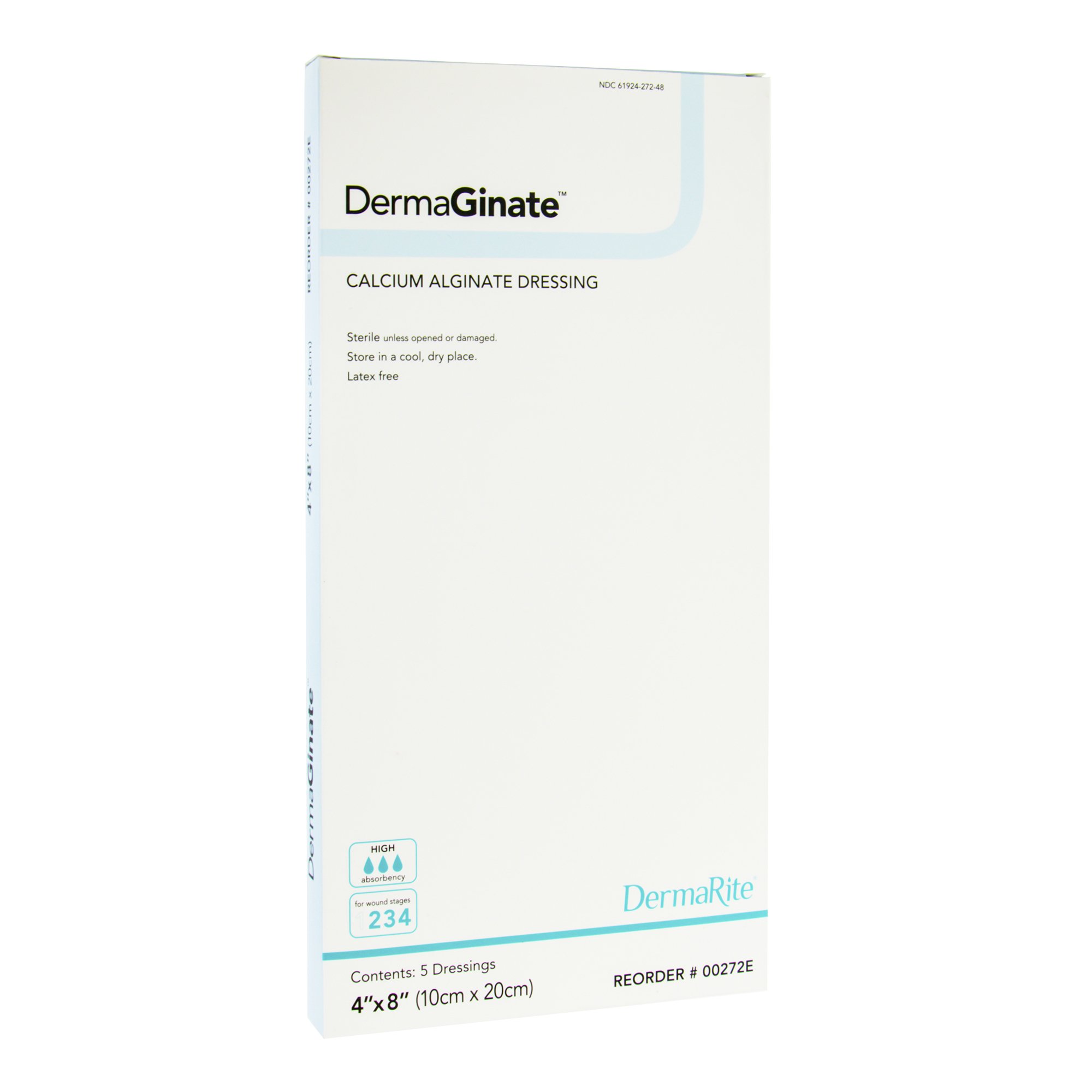 DermaGinate Alginate Dressing, 4 x 8 inch MK 727741