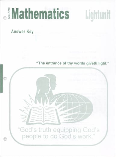 Mathematics LightUnit A/K 1207-1208 Fnct&Trig