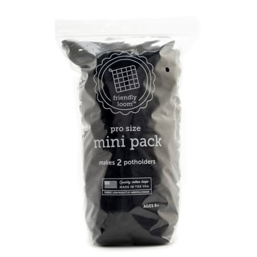 Mini Pack by Friendly Loom - Black (PRO Size)