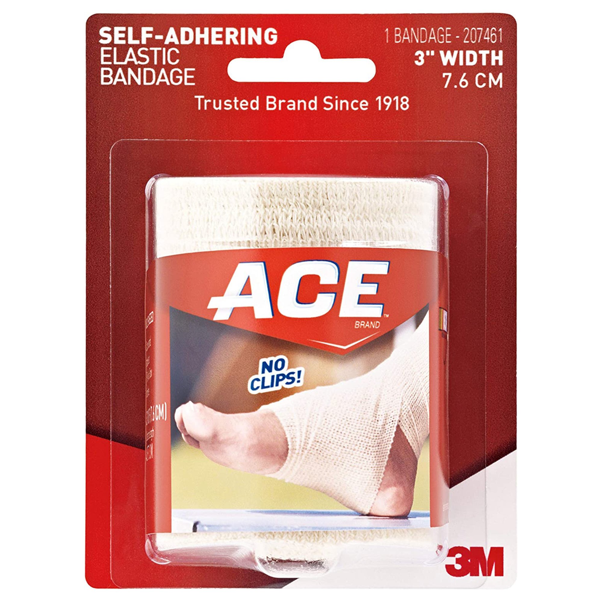 3M Ace Self-adherent Closure Elastic Bandage, 3-Inch Width MK 976079