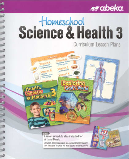 Abeka Science & Health 3 Homeschool Curriculum Lesson Plans