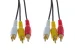 RCA M/M x 3 Audio/Video Cable w/ Gold Plated Connectors, 3ft