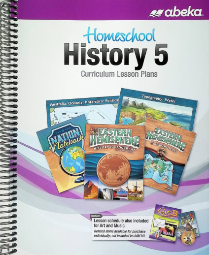 Abeka History 5 Homeschool Curriculum Lesson Plans - Revised (433799)