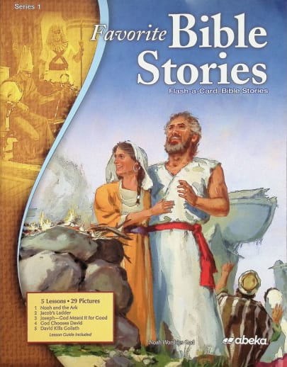 Abeka Favorite Bible Stories Series 1 Flash-a-Card Bible Stories