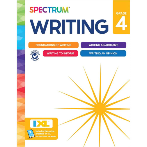 Spectrum Writing Workbook Grade 4