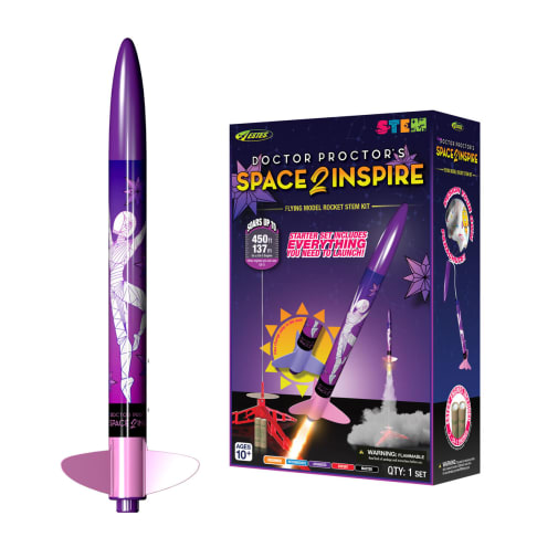 Space2Inspire Flying Model Rocket STEM Kit