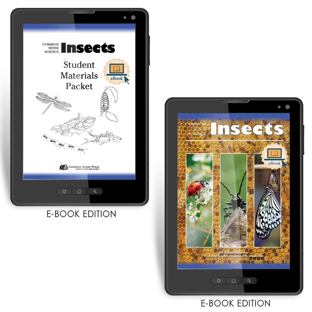 Common Sense Science Insects e-Book Package