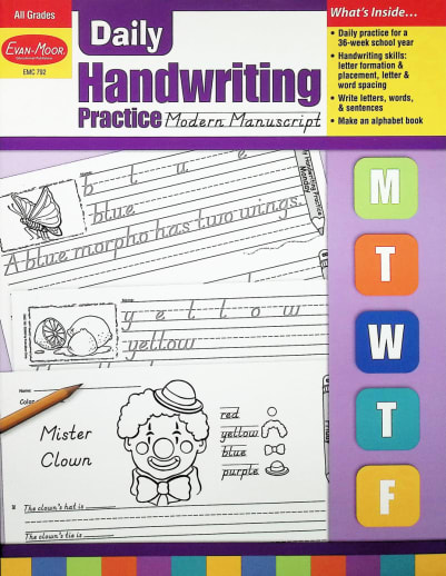 Daily Handwriting Practice - Modern Manuscript