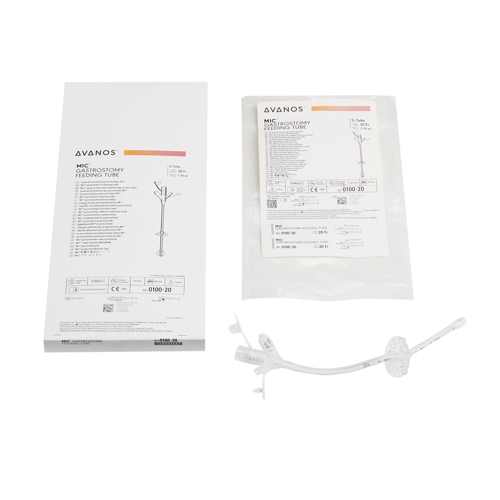 Mic Gastrostomy Feeding Tube, 20 Fr. MK 567099