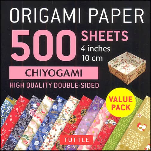Origami Paper 500 Sheets Chiyogami Patterns 4"