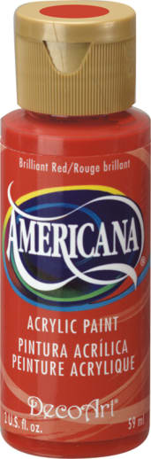Americana Acrylic Paint 2 oz Primary Red