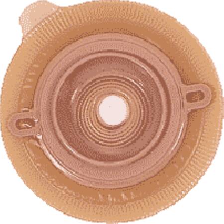 Assura Flat Ostomy Barrier, Trim to fit 10  35 mm Stoma Opening, Green Match MK 444073