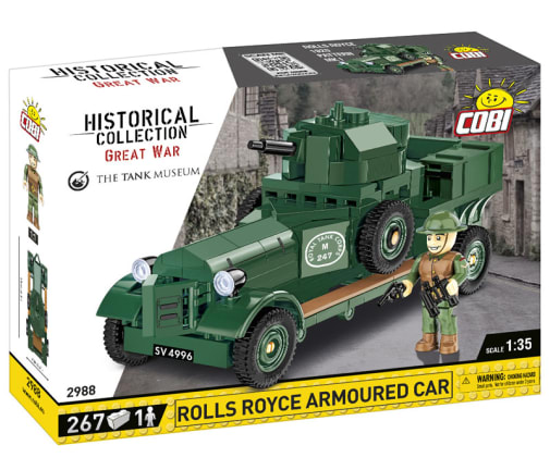 COBI Rolls Royce Armoured Car - 267 pieces (Historical Collection Great War)
