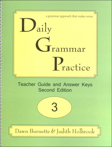 Daily Grammar Practice Teacher Guide Grade 3