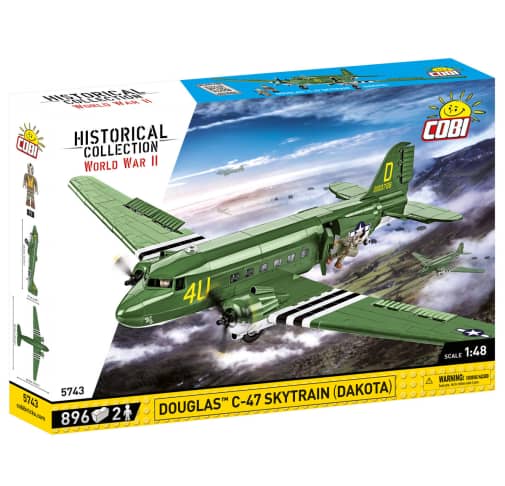 COBI Douglas C-47 Skytrain (Dakota) Transport Plane - 896 pieces (World War II Historical Collection)