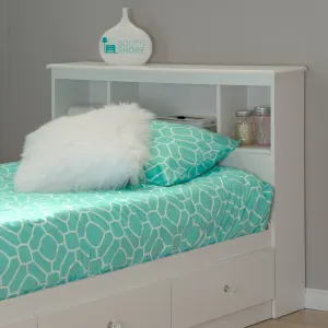 Bookcase Headboard with Storage