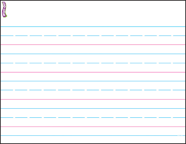 Handwriting Paper Wipe-Off Chart