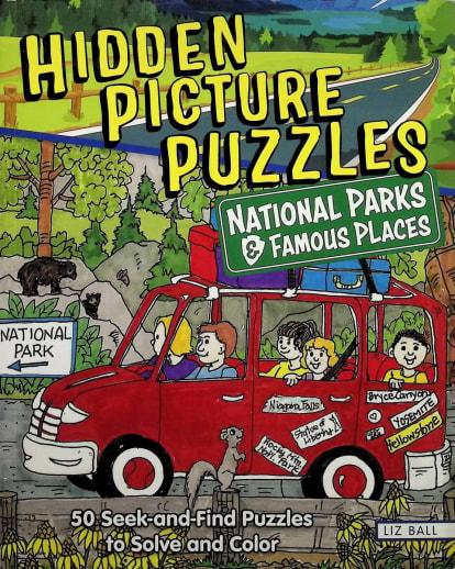 Hidden Picture Puzzles: National Parks & Famous Places