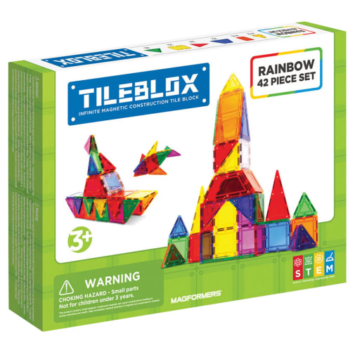TileBlox Rainbow - 42 piece set