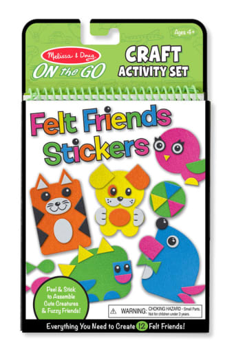 Melissa & Doug On the Go - Felt Friends Stickers