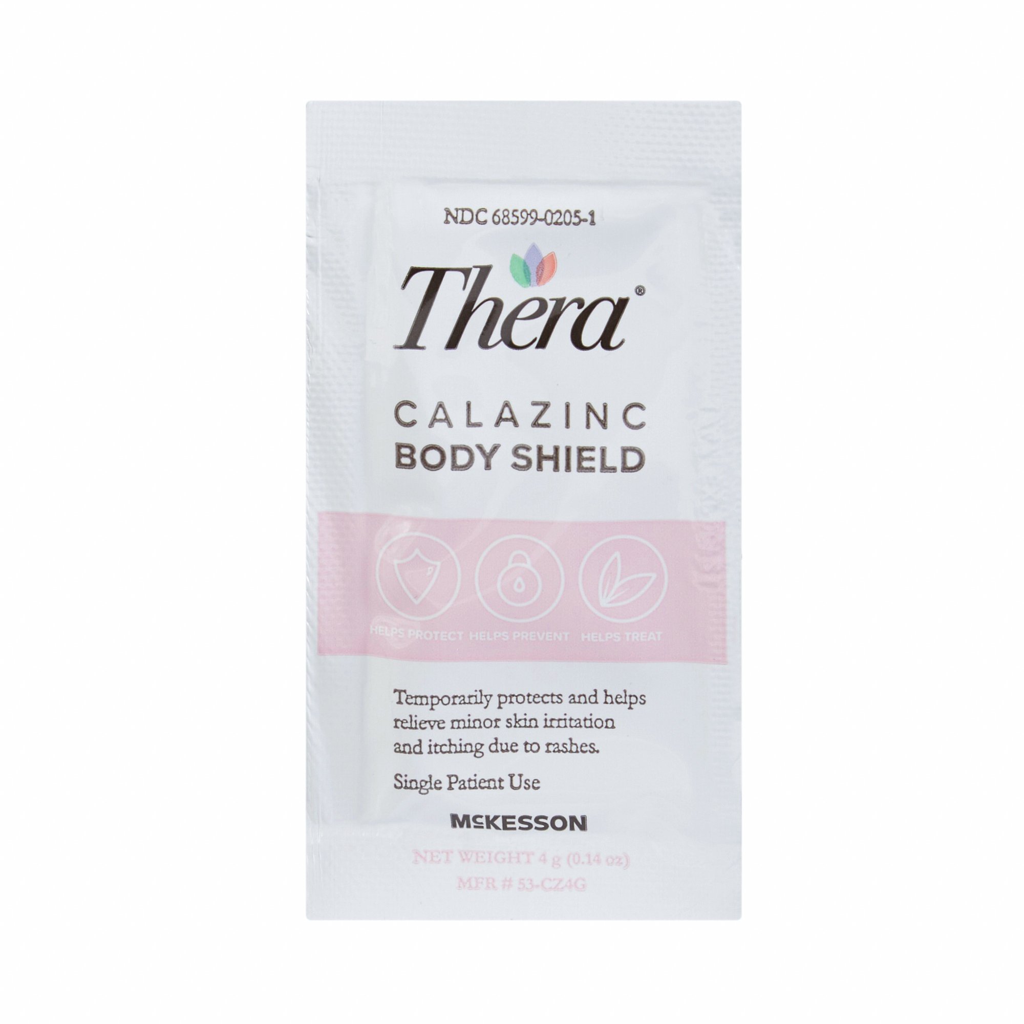 Thera Calazinc Body Shield Skin Protectant, 4 grams MK 1049765