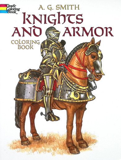 Knights and Armor Coloring Book
