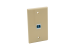Keystone Jack LC/UPC Singlemode Duplex Blue