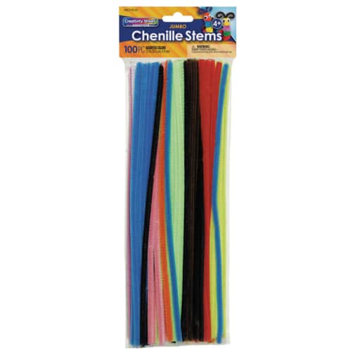 Creativity Street Multi Chenille Stems 6mm x 12" (100 count)