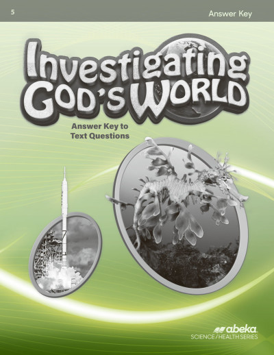 Investigating God's World Answer Key