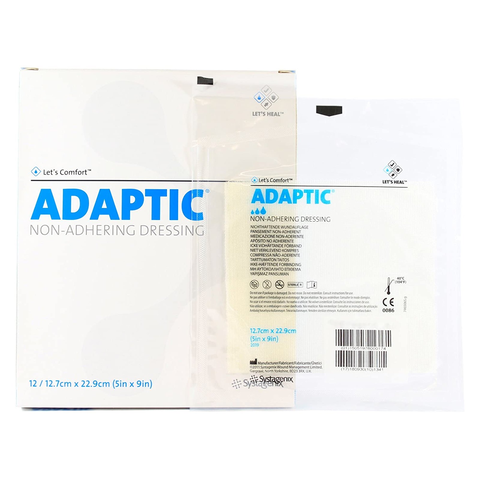 3M Adaptic Oil Emulsion Impregnated Dressing, 5 x 9 Inch MK 200647