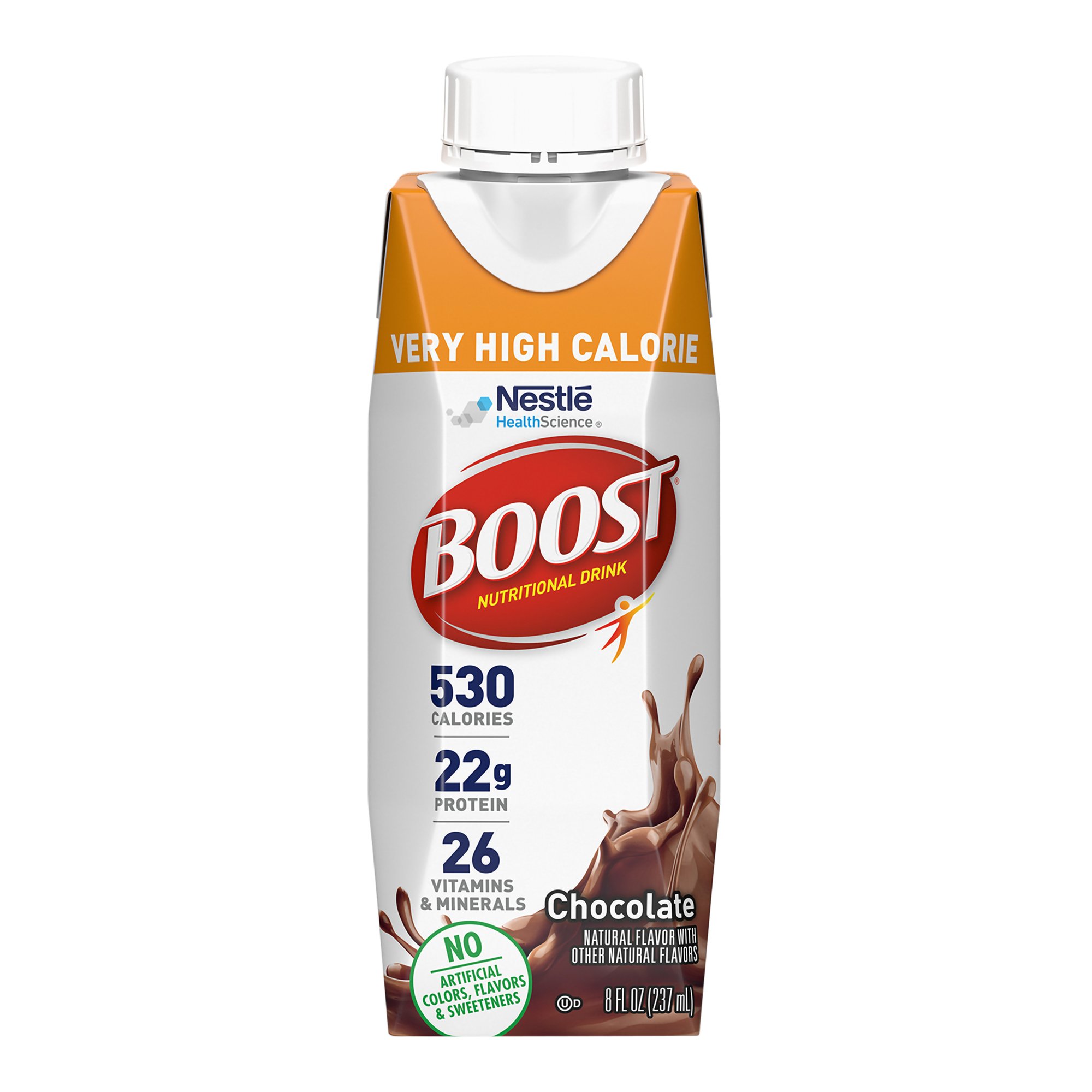 Boost Very High Calorie Chocolate Nutritional Drink, 8-ounce carton MK 1212300
