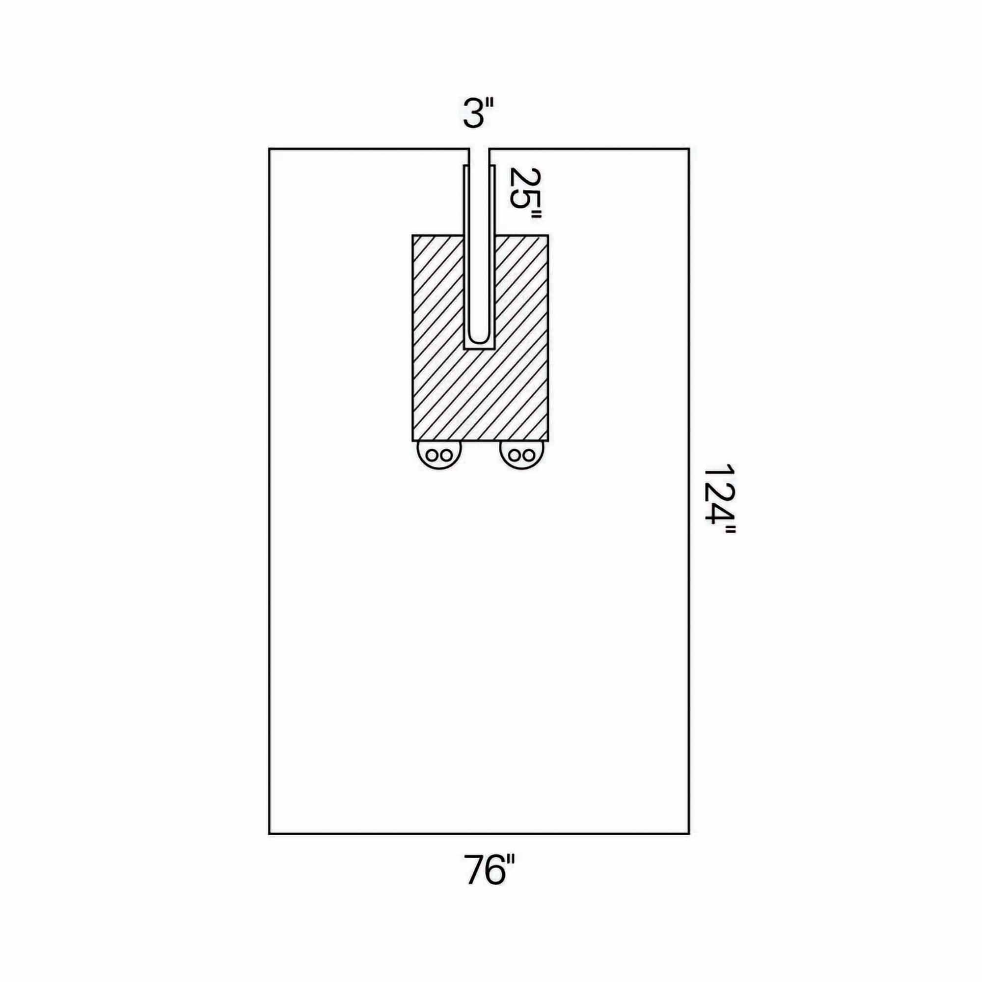 Halyard Sterile EENT Split Drape, 76 W x 124 L Inch MK 314239