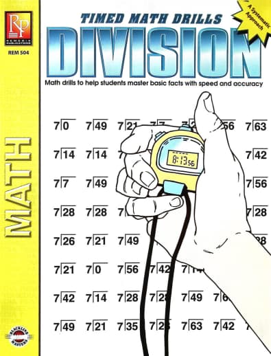 Timed Math Drills - Division