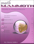 Math Mammoth Grade 3 Answer Keys (2018 Edition, Full Color)