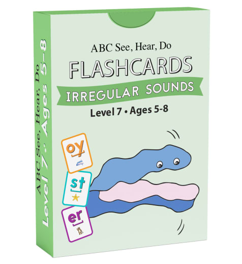 ABC See Hear, Do: Level 7 - Memory Flashcards Irregular Sounds