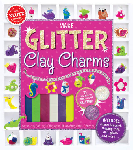 Klutz Make Glitter Clay Charms