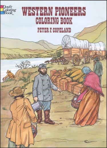 Western Pioneers Coloring Book