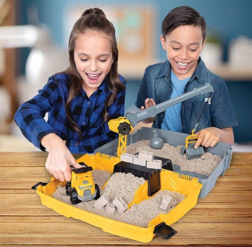 Kinetic Sand Construction Site Folding Sandbox Playset