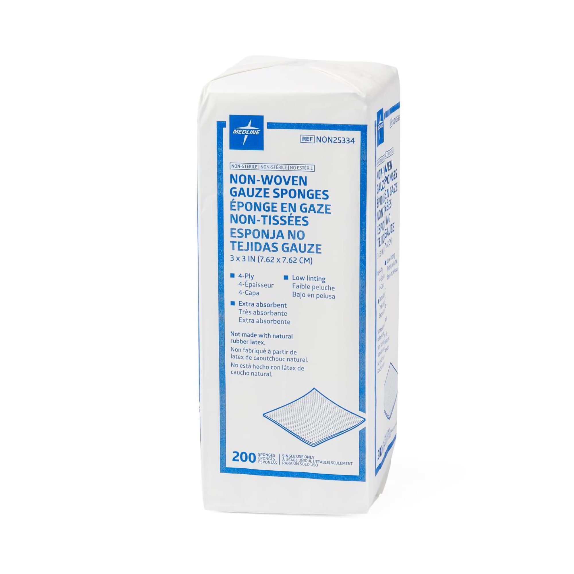 Avant Gauze Nonwoven Sponge, 3 x 3 Inch, 4-Ply MK 526795