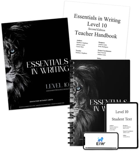 Essentials in Writing Level 10 Bundle with Assessment (Online Video Access, Textbook, Assessment, and Teacher Handbook) 2nd Edition