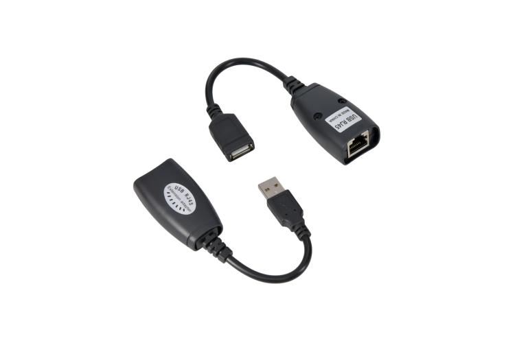 USB 2.0 150Ft. Extender Via Single RJ45 Ethernet
