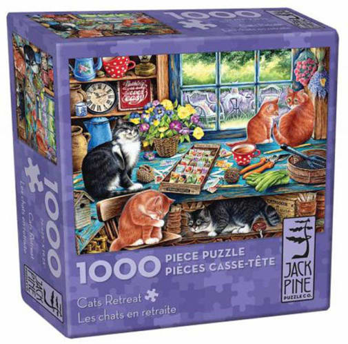 Cobble Hill Cats Retreat Jigsaw Puzzle (1000 piece)